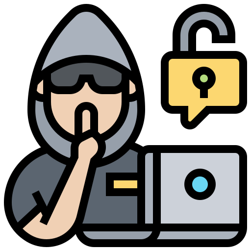 Insider threat security risk icon